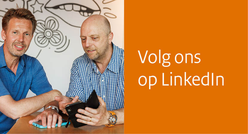 Volg ons op Linkedin